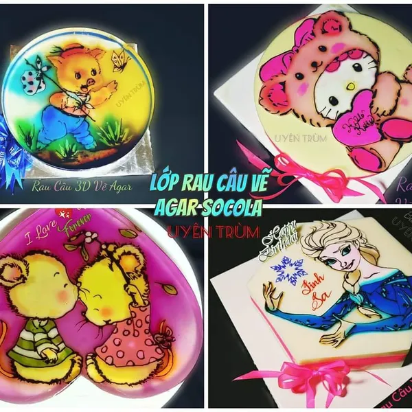 Lớp Rau Câu Vẽ Agar - Socola Tổng Hợp - Uyên Trùm