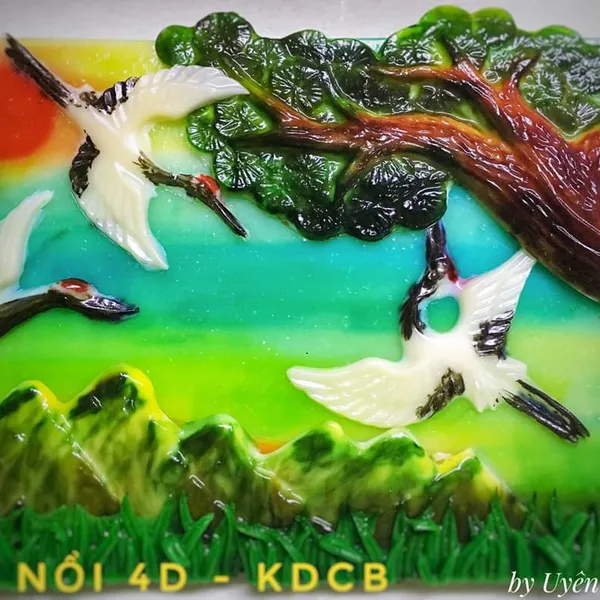 Lớp Rau Câu Nổi 4D Kinh Doanh Tổng Hợp