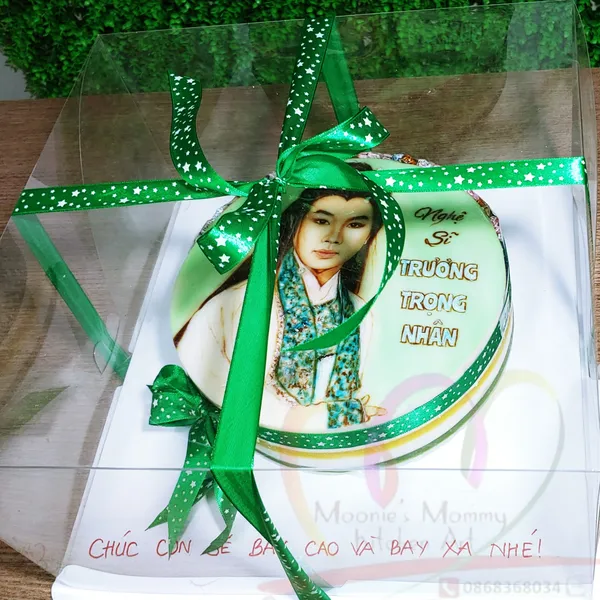 Bánh Rau Câu Vẽ Chân Dung THEO YÊU CẦU size 24cm