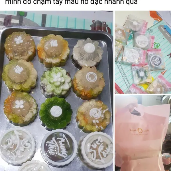 Lớp Rau Câu Trung Thu Nhân Kem Trà Sữa Trân Châu
