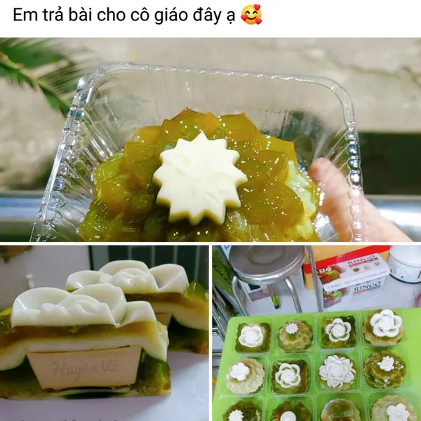 Lớp Rau Câu Trung Thu Nhân Kem Trà Sữa Trân Châu