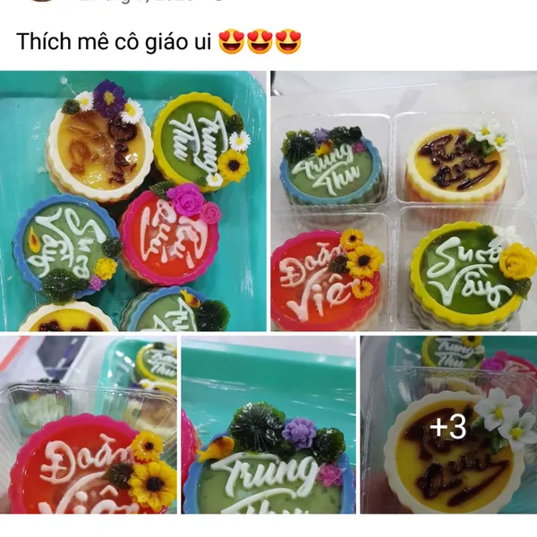 Lớp Rau Câu Trung Thu Nhân Kem Trà Sữa Trân Châu