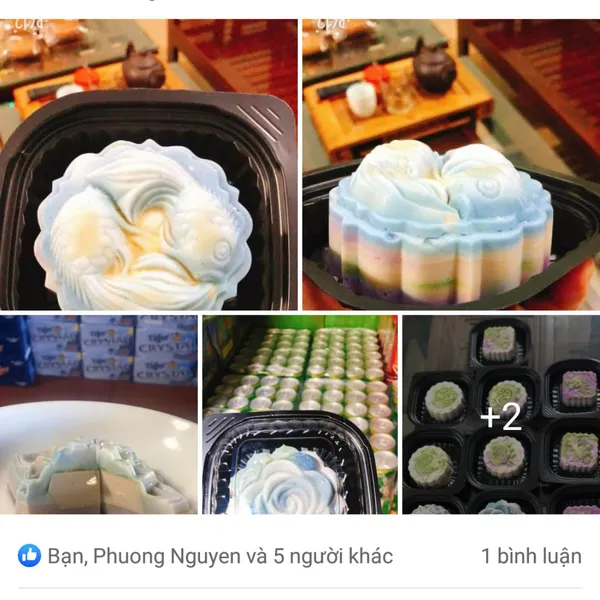 Lớp Rau Câu Trung Thu Nhân Kem Trà Sữa Trân Châu