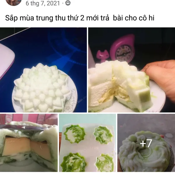 Lớp Rau Câu Trung Thu Nhân Kem Trà Sữa Trân Châu