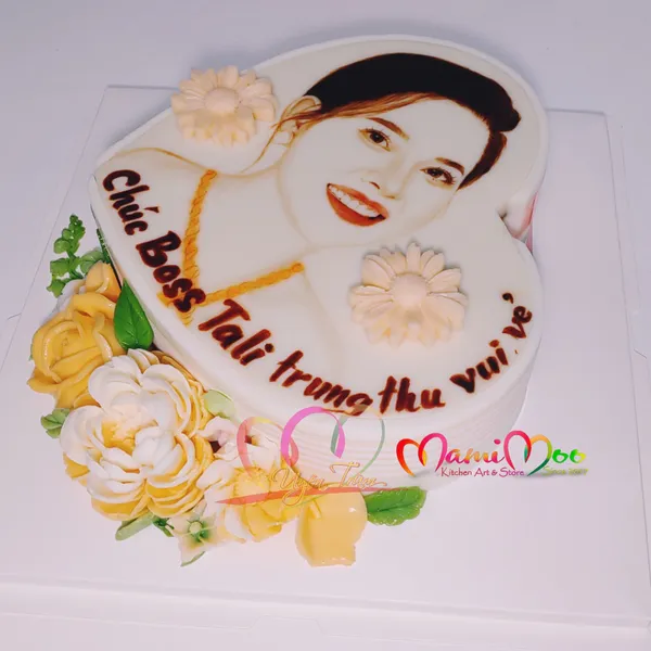 Bánh Rau Câu Vẽ Chân Dung THEO YÊU CẦU size 24cm