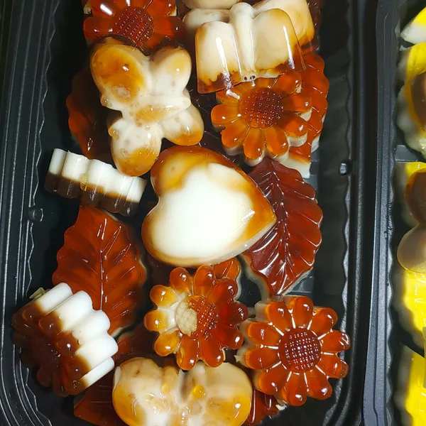 LỚP RAU CÂU HOA NỔI TRUNG THU - SINH NHẬT - GÀ - HEO - NGÀN LỚP KINH DOANH - NHÂN KEM BẮP 6 VỊ