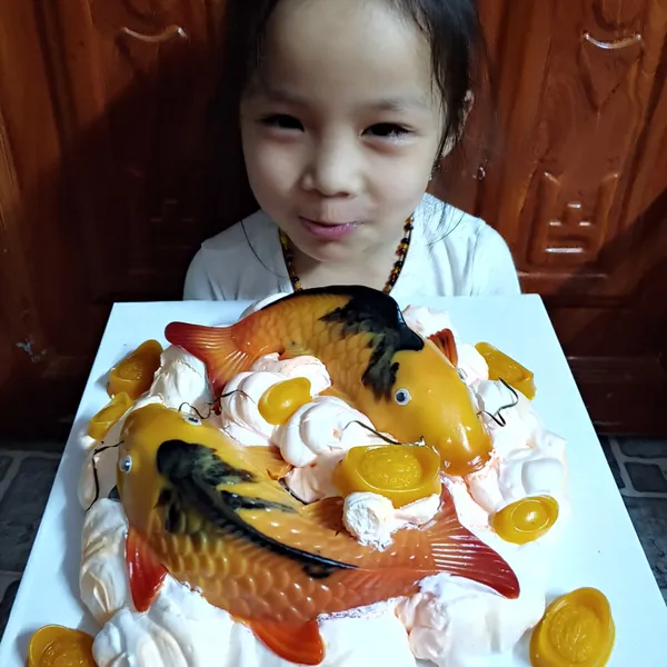 Lớp Rau Câu Cá Chép Koi Nâng Cao Nhân Kem