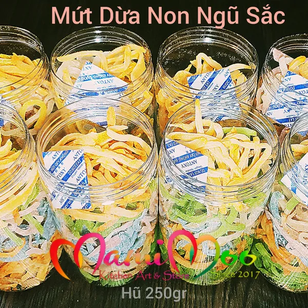 Mứt Dừa Non Ngũ Sắc 250gr