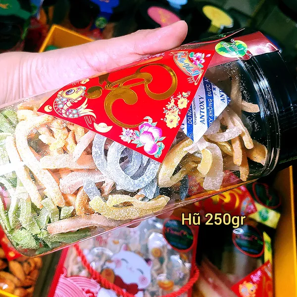Mứt Dừa Non Ngũ Sắc 250gr