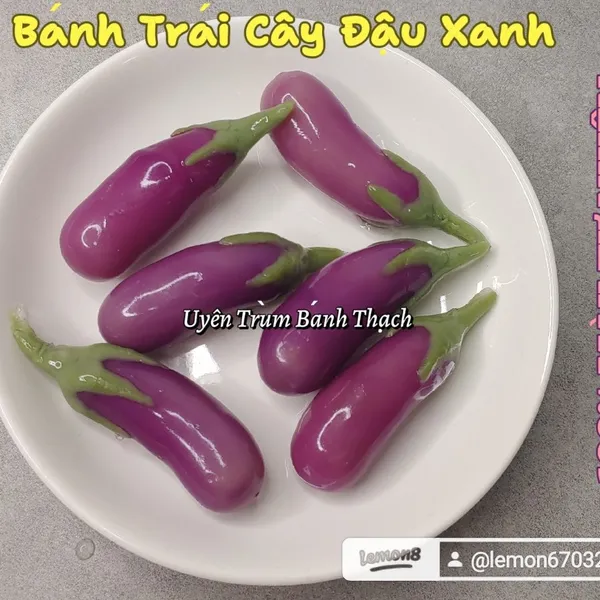 Lớp Bánh Rau Câu Trái Cây Đậu Xanh Màu Tự Nhiên