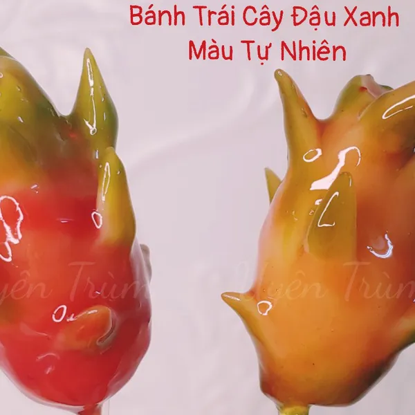 Lớp Bánh Rau Câu Trái Cây Đậu Xanh Màu Tự Nhiên