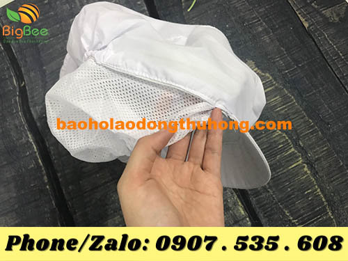 nón bao tóc lưới cho công nhân nữ