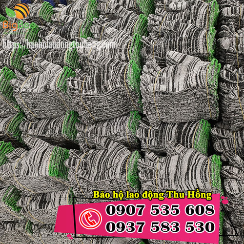 1000 đôi bao tay sợi len muối tiêu giá rẻ