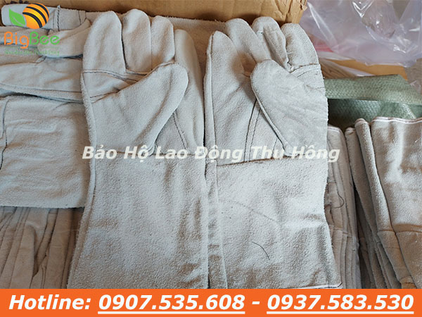 găng tay da hàn 2 lớp hàng Việt Nam