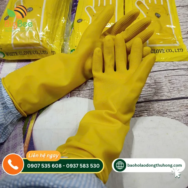 Đeo thử găng tay cao su Đông Cầu Vồng mini Đeo thử găng tay cao su Đông Cầu Vồng mini