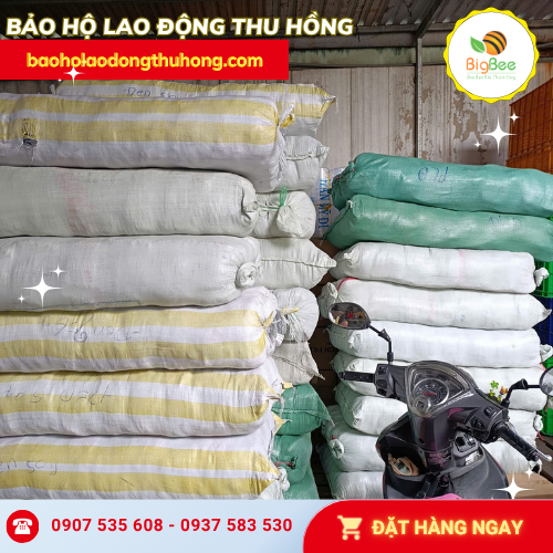 50 bao găng tay len poly đen 50g 50 bao găng tay len poly đen 50g