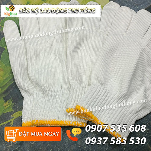500 đôi găng tay sợi poly màu trắng 70g giá sỉ rẻ tại xưởng 500 đôi găng tay sợi poly màu trắng 70g giá sỉ rẻ tại xưởng
