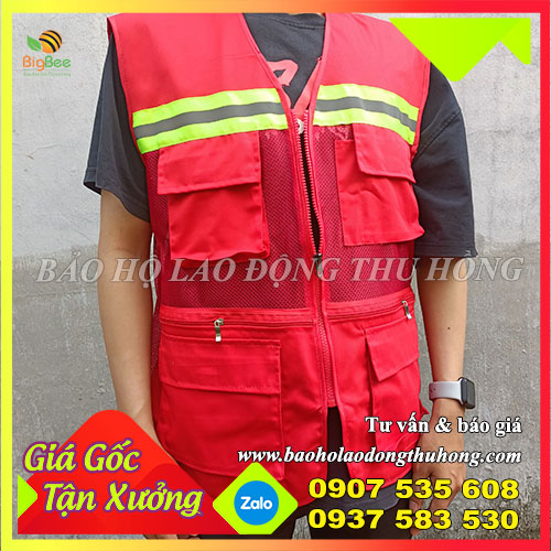 Áo bảo hộ gile 4 túi hộp Áo bảo hộ gile 4 túi hộp