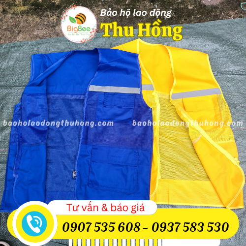 Áo bảo hộ gile có túi Áo bảo hộ gile có túi