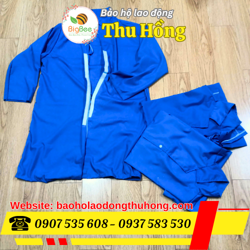 Áo blouse chống tĩnh điện vải polyester Áo blouse chống tĩnh điện vải polyester