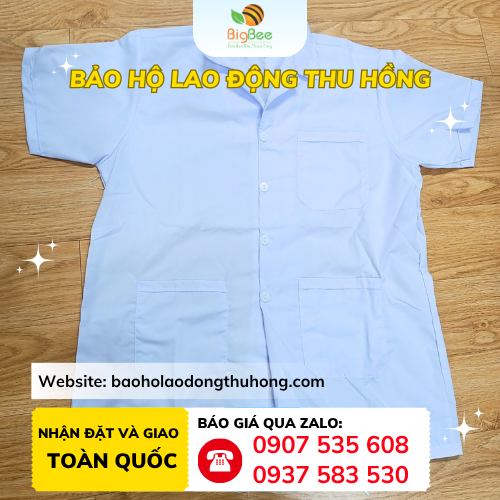Áo blouse trắng cao cấp Áo blouse trắng cao cấp