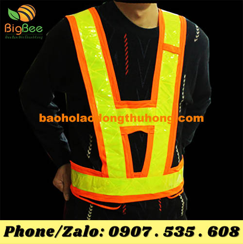 áo dây nhựa phản quang