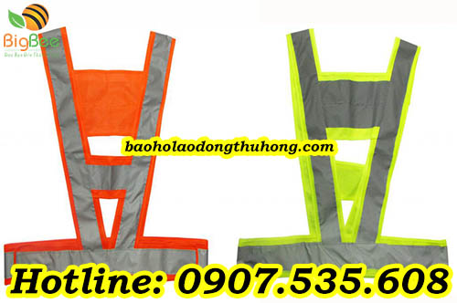 Áo dây phản quang cho CSGT hình chữ A