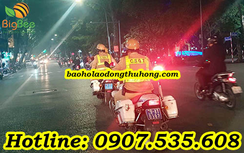 áo dây phản quang cho CSGT