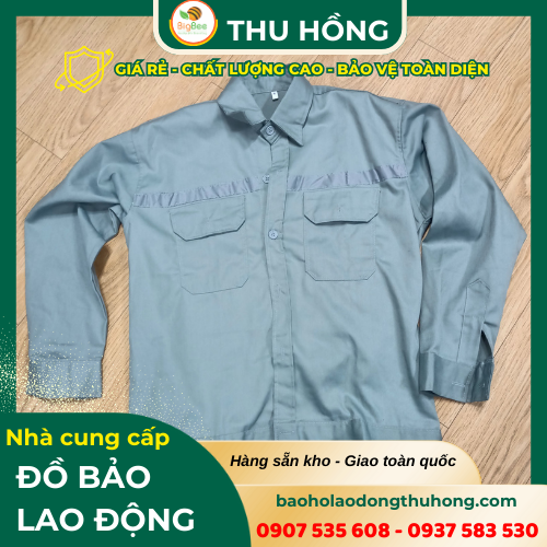 Áo đồng phục công nhân tay dài Áo đồng phục công nhân tay dài