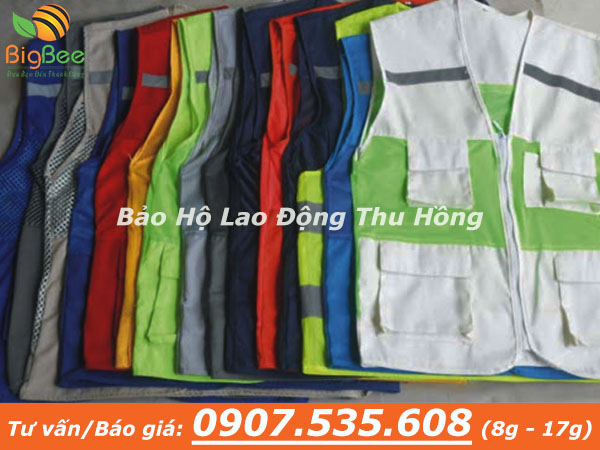 Áo gile kỹ sư nhiều màu