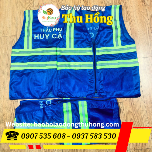 Áo gile phản quang lưới cao cấp có in logo cho doanh nghiệp Áo gile phản quang lưới cao cấp có in logo cho doanh nghiệp