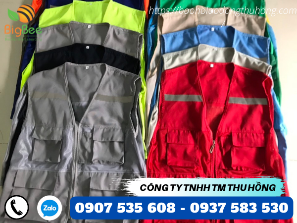 Áo gile túi hộp kỹ sư giá rẻ