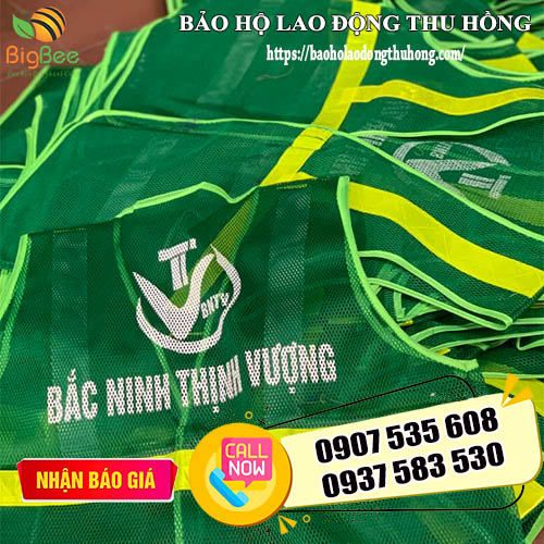 áo lưới bảo hộ phản quang loại dày in logo cho doanh nghiệp áo lưới bảo hộ phản quang loại dày in logo cho doanh nghiệp