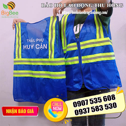 áo lưới công nhân xây dựng in logo áo lưới công nhân xây dựng in logo