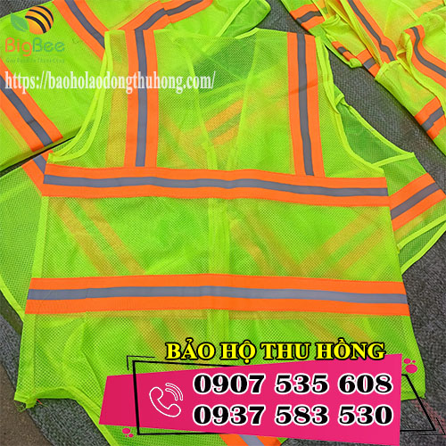 Áo lưới công trình phản quang 3M có dây kéo giá rẻ
