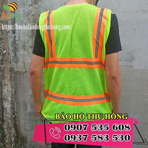 Áo lưới phản quang 2 vạch ngang giá rẻ tốt nhất