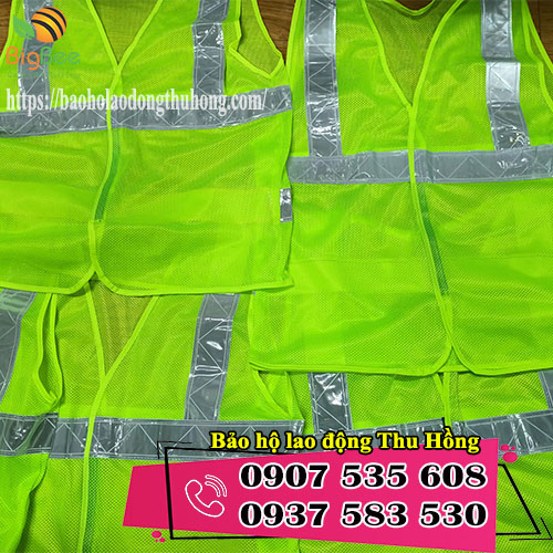 áo lưới phản quang công nhân công trình