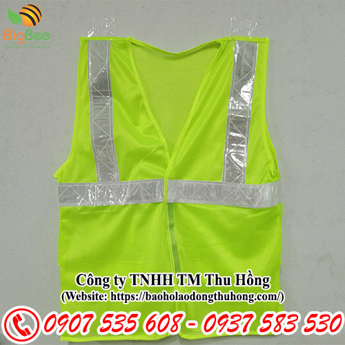 Áo lưới phản quang màu xanh chuối giá rẻ mua ở đâu