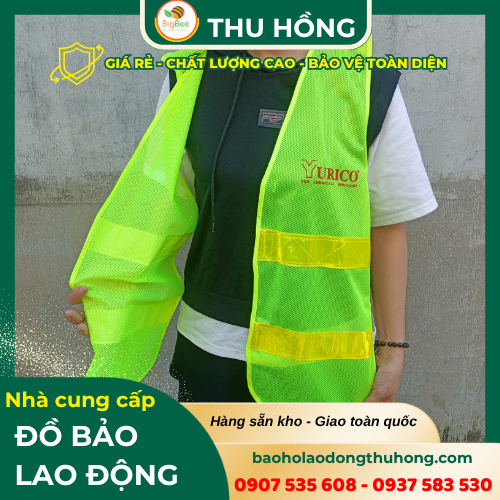 Áo lưới phản quang thun sườn bảo hộ an toàn trong xây dựng Áo lưới phản quang thun sườn bảo hộ an toàn trong xây dựng