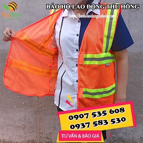 Mẫu áo phản quang 3M trong thực tế áo phản quang 3M chính hãng 1