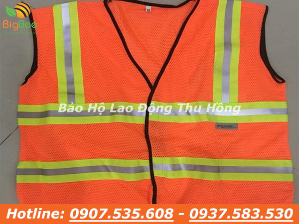 áo phản quang 3M màu cam