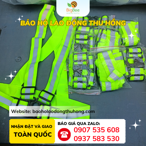 Áo phản quang dây thun giá rẻ theo số lượng Áo phản quang dây thun giá rẻ theo số lượng