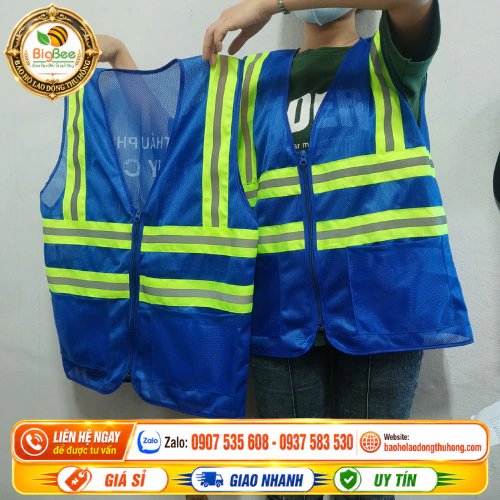 Áo phản quang in logo công ty nổi bật cho doanh nghiệp Áo phản quang in logo công ty nổi bật cho doanh nghiệp