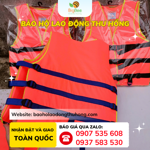 Áo phao cứu sinh - Áo phao bơi Áo phao cứu sinh đủ kích cỡ cho trẻ em và người lớn
