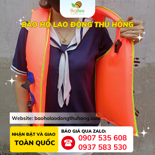 Áo phao cứu sinh - Áo phao bơi Áo phao cứu sinh siêu nhẹ nổi lâu trên nước