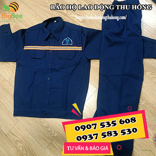 áo quần đồng phục công nhân in logo theo yêu cầu