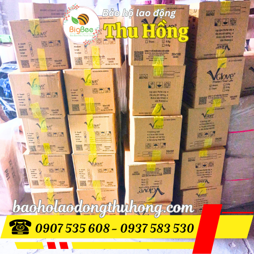 Bán găng tay y tế Latex có bột Vglove giá rẻ Bán găng tay y tế Latex có bột Vglove giá rẻ