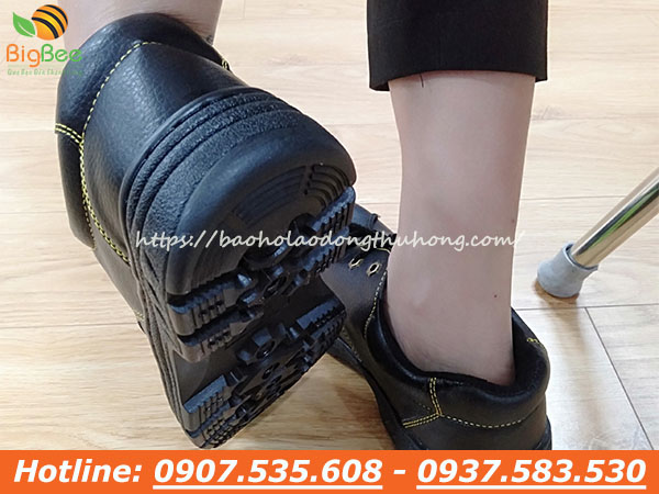 Bán giày XP đen chỉ vàng giá rẻ