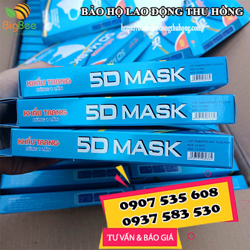 Bán khẩu trang y tế 5d Nam Anh giá sỉ theo thùng