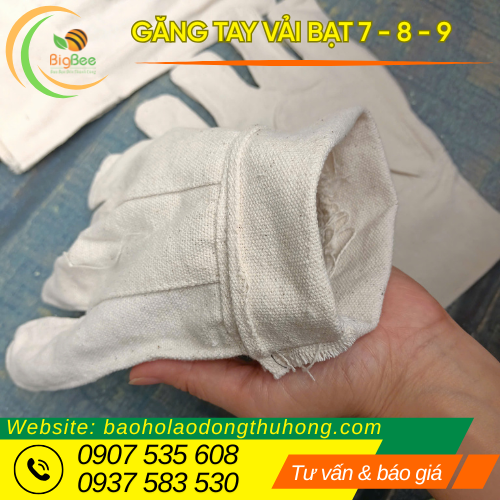 Bán sỉ găng tay vải bạt 7 8 9 giá tận gốc Bán sỉ găng tay vải bạt 7 8 9 giá tận gốc